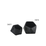 Black And White Marble Hexagon Pot