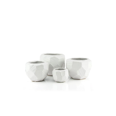 Modern Cutting Pots/White