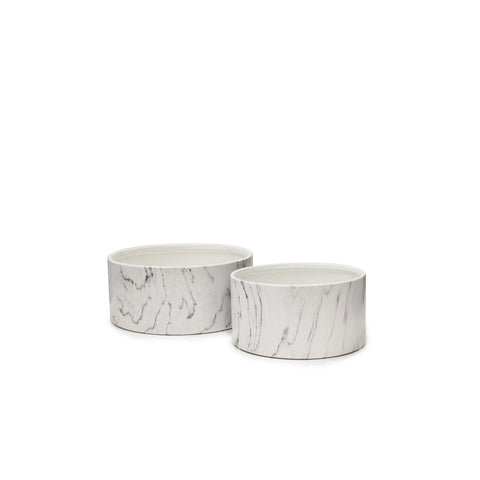 Black And White Marble Planter