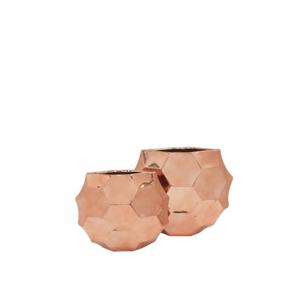 Ceramic Honeycomb Moon Case Rose Gold