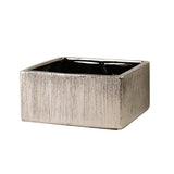 Etched Metallic Squares- Silver