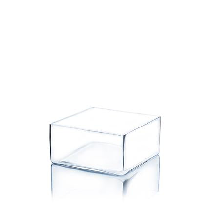 Square vase: Height 4", open from 6" to 12"