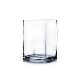 Block Vase: 3" x 4" Open, Height From 5" to 9"