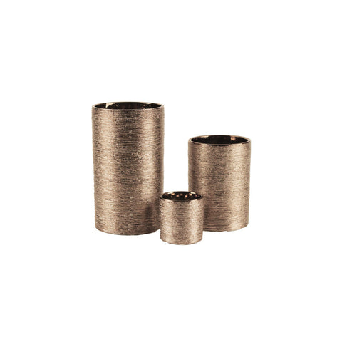 Etched Metallic Cylinders Copper