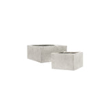 Etched Metallic Squares- Silver