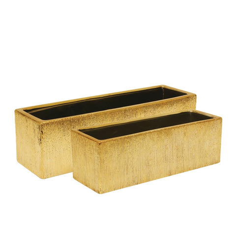 Copy of Etched metallic Window Box- Gold